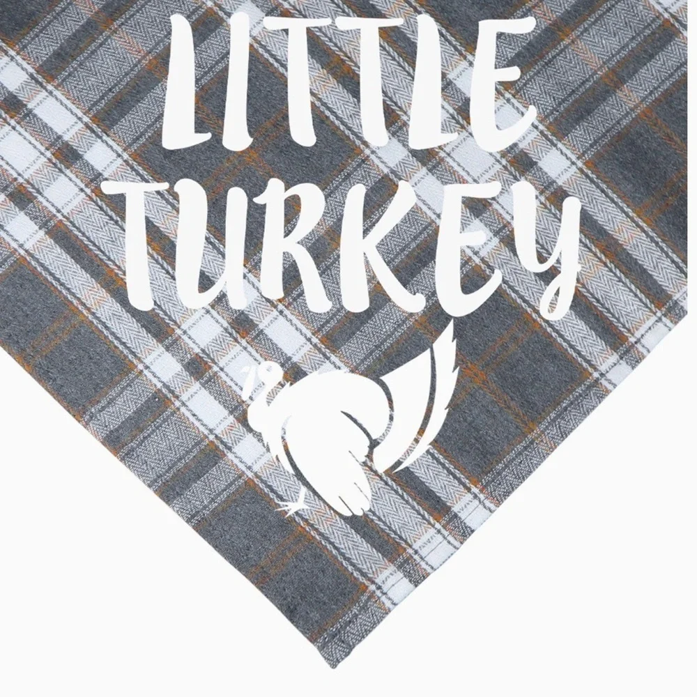 Thanksgiving Dog “Little Turkey“Bandana S/M - NEW